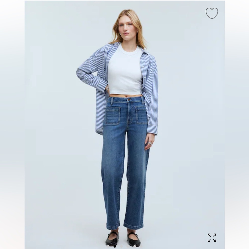 Madewell Perfect Vintage wide-leg crop